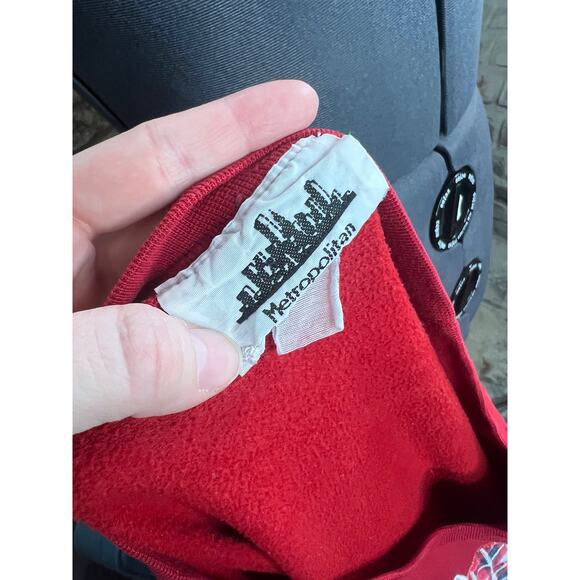 sweatshirt dress nightgown fuzzy cat plaid bow red white - Picture 9 of 9